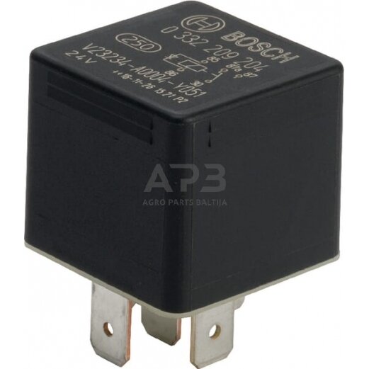 Relė Bosch 24V, 5 kontaktų 0332209204 Relė Bosch 24V, 5 kontaktų 0332209204