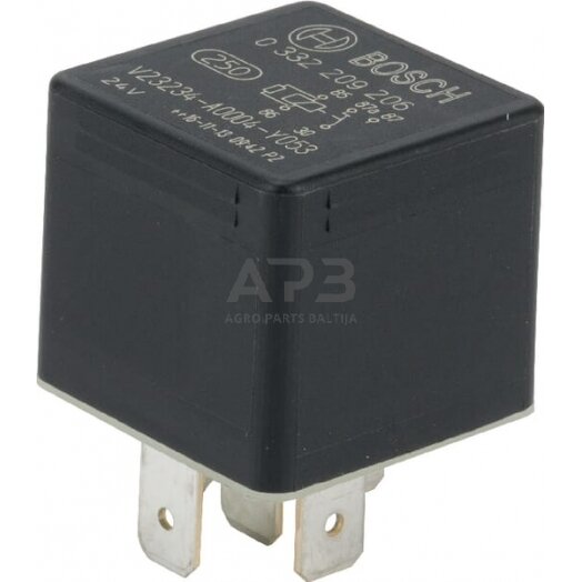 Relė Bosch 24V, 5 kontaktų 0332209206 Relė Bosch 24V, 5 kontaktų 0332209206