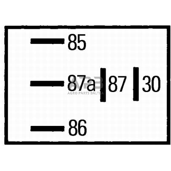 Relė Hella 12V, 5 kontaktų 4RD965453041 5 Relė Hella 12V, 5 kontaktų 4RD965453041 5