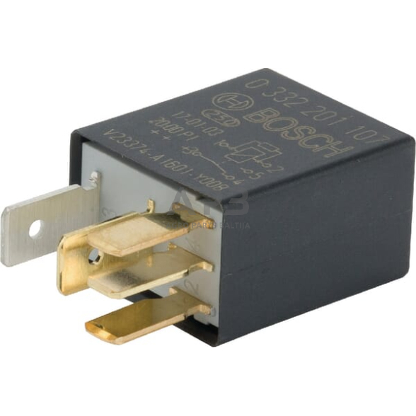 Relė Bosch 12V, 5 kontaktų 0332201107 1 Relė Bosch 12V, 5 kontaktų 0332201107 1