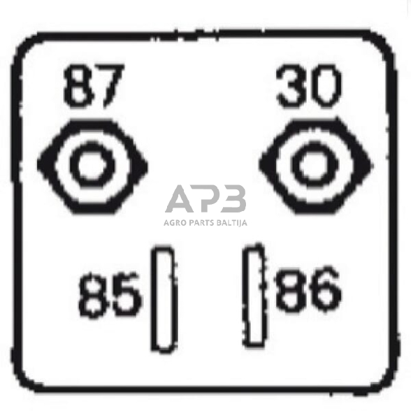 Relė Cobo 12V, 4 kontaktų 180227000001 1 Relė Cobo 12V, 4 kontaktų 180227000001 1