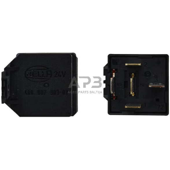 Relė Hella 24V, 5 kontaktų 4RD007903011 2 Relė Hella 24V, 5 kontaktų 4RD007903011 2