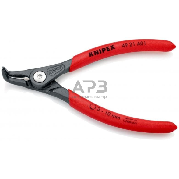 Replės išoriniams žiedams. Lenktos 130mm (Ø3-10mm) KNIPEX 2 Replės išoriniams žiedams. Lenktos 130mm (Ø3-10mm) KNIPEX 2