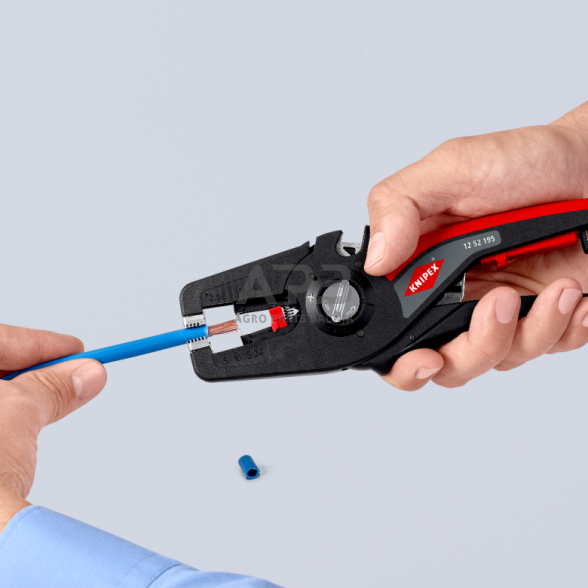 Replės laidų nuvalymui 195mm (0.08–16.0) KNIPEX PreciStrip16 9 Replės laidų nuvalymui 195mm (0.08–16.0) KNIPEX PreciStrip16 9