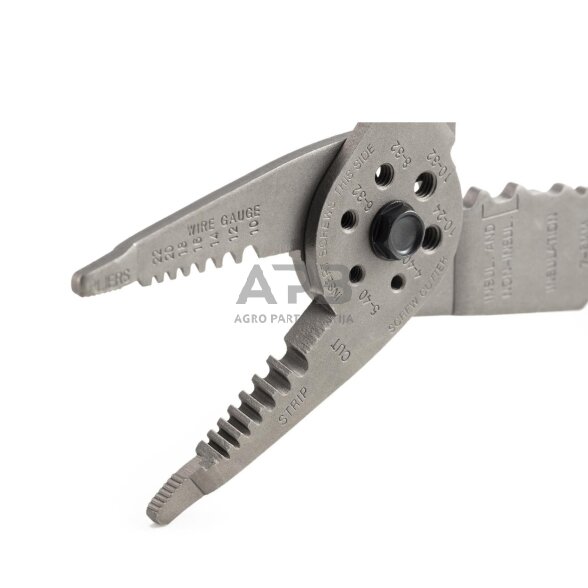 Replės laidų užspaudimui ir nuvalymui 200mm 2 Replės laidų užspaudimui ir nuvalymui 200mm 2