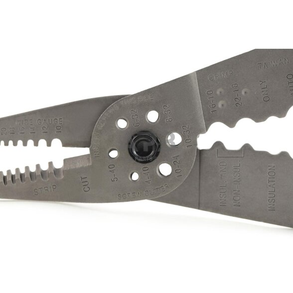 Replės laidų užspaudimui ir nuvalymui 200mm 4 Replės laidų užspaudimui ir nuvalymui 200mm 4