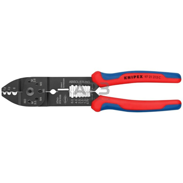 Replės laidų užspaudimui ir nuvalymui 230mm KNIPEX Replės laidų užspaudimui ir nuvalymui 230mm KNIPEX