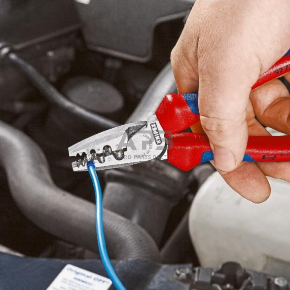 Replės laidų užspaudimui KNIPEX 180mm 3 Replės laidų užspaudimui KNIPEX 180mm 3