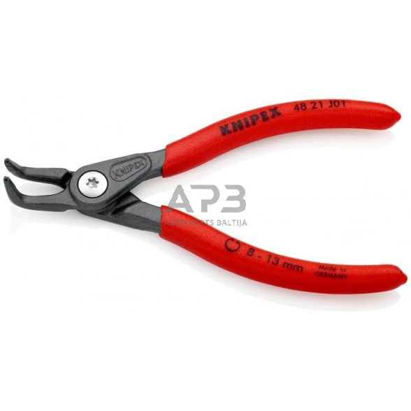 Replės vidiniams žiedams. Lenktos 130mm (Ø8-13mm) KNIPEX Replės vidiniams žiedams. Lenktos 130mm (Ø8-13mm) KNIPEX