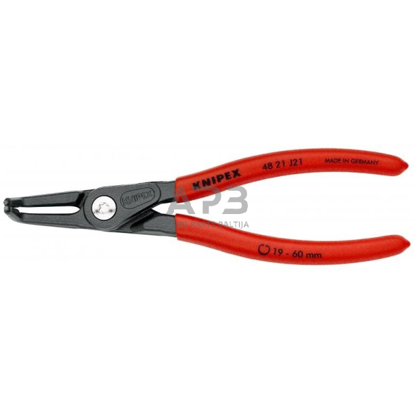 Replės vidiniams žiedams. Lenktos 165mm (Ø19-60mm) KNIPEX Replės vidiniams žiedams. Lenktos 165mm (Ø19-60mm) KNIPEX