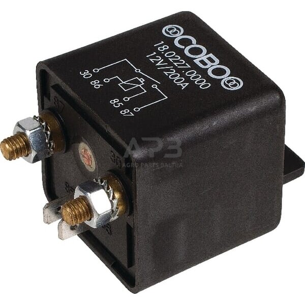 Relė Cobo 12V, 4 kontaktų 180227000001 Relė Cobo 12V, 4 kontaktų 180227000001