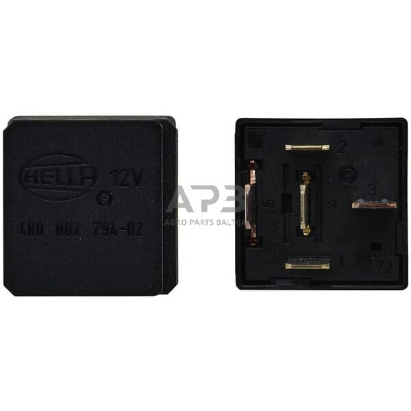 Relė Hella 12V, 5 kontaktų 4RD007794021 2 Relė Hella 12V, 5 kontaktų 4RD007794021 2