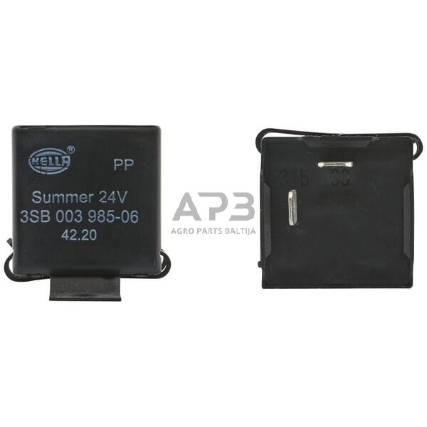 Relė Hella 24V 3SB003985061 2 Relė Hella 24V 3SB003985061 2