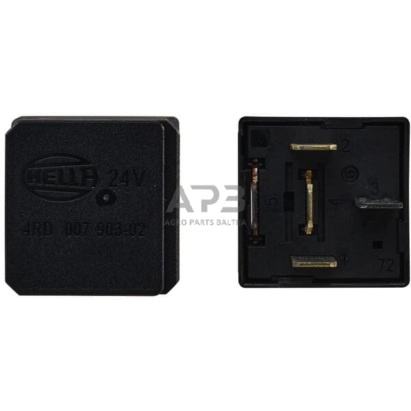 Relė Hella 24V, 5 kontaktų 4RD007903021 2