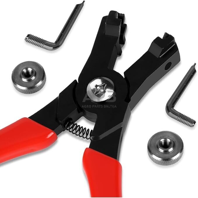 Reguliuojamų replių žiedams rinkinys 2vnt. su keičiamais antgaliais 165mm 2 Reguliuojamų replių žiedams rinkinys 2vnt. su keičiamais antgaliais 165mm 2