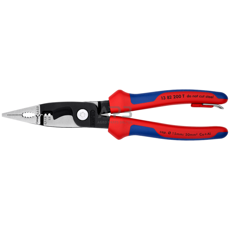 Replės elektros instaliacijos darbams 200mm KNIPEX