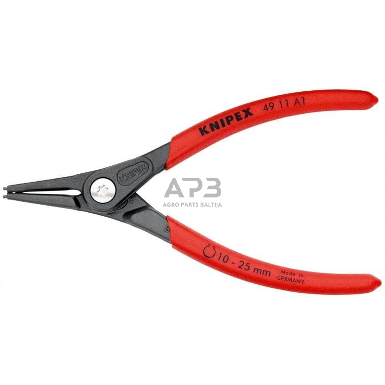 Replės išoriniams žiedams 140mm (Ø10-25mm) KNIPEX 1 Replės išoriniams žiedams 140mm (Ø10-25mm) KNIPEX 1
