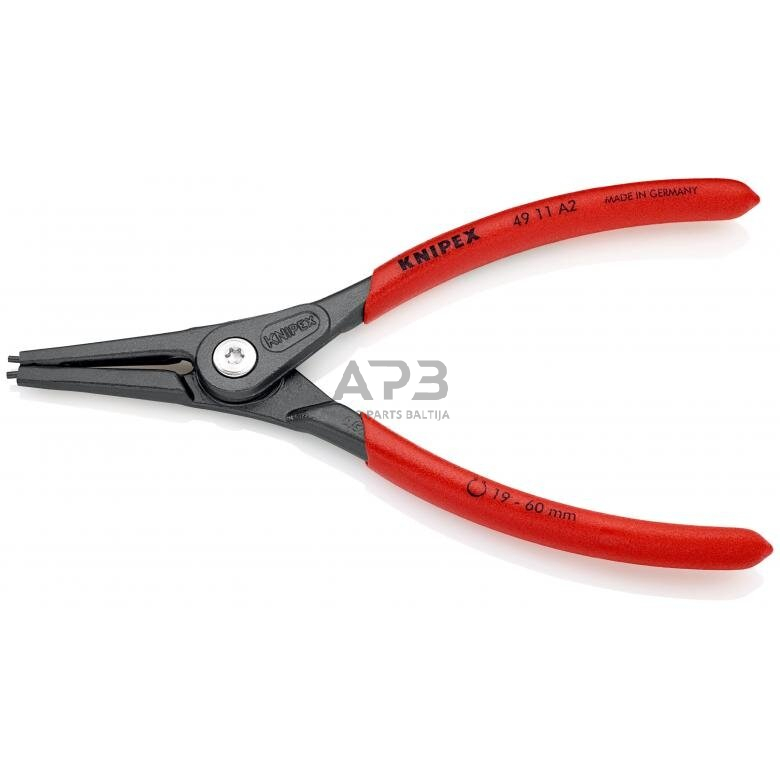 Replės išoriniams žiedams 180mm (Ø19-60mm) KNIPEX 2 Replės išoriniams žiedams 180mm (Ø19-60mm) KNIPEX 2
