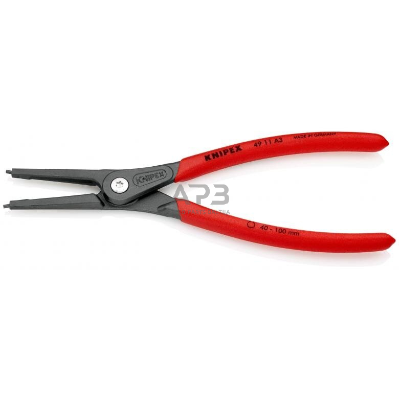 Replės išoriniams žiedams 225mm (Ø40-100mm) KNIPEX 1 Replės išoriniams žiedams 225mm (Ø40-100mm) KNIPEX 1