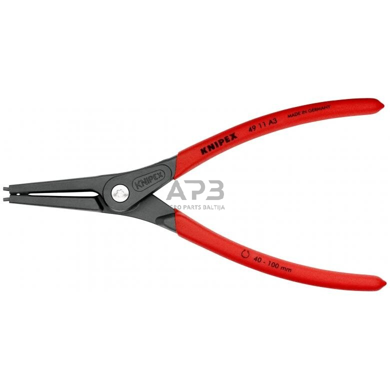 Replės išoriniams žiedams 225mm (Ø40-100mm) KNIPEX Replės išoriniams žiedams 225mm (Ø40-100mm) KNIPEX