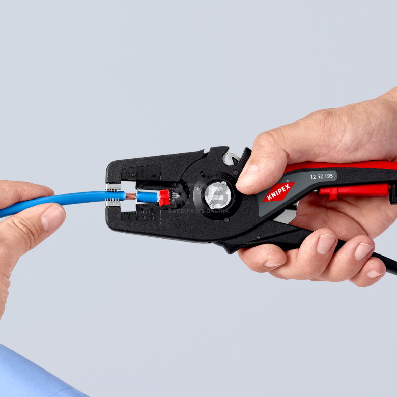 Replės laidų nuvalymui 195mm (0.08–16.0) KNIPEX PreciStrip16 10