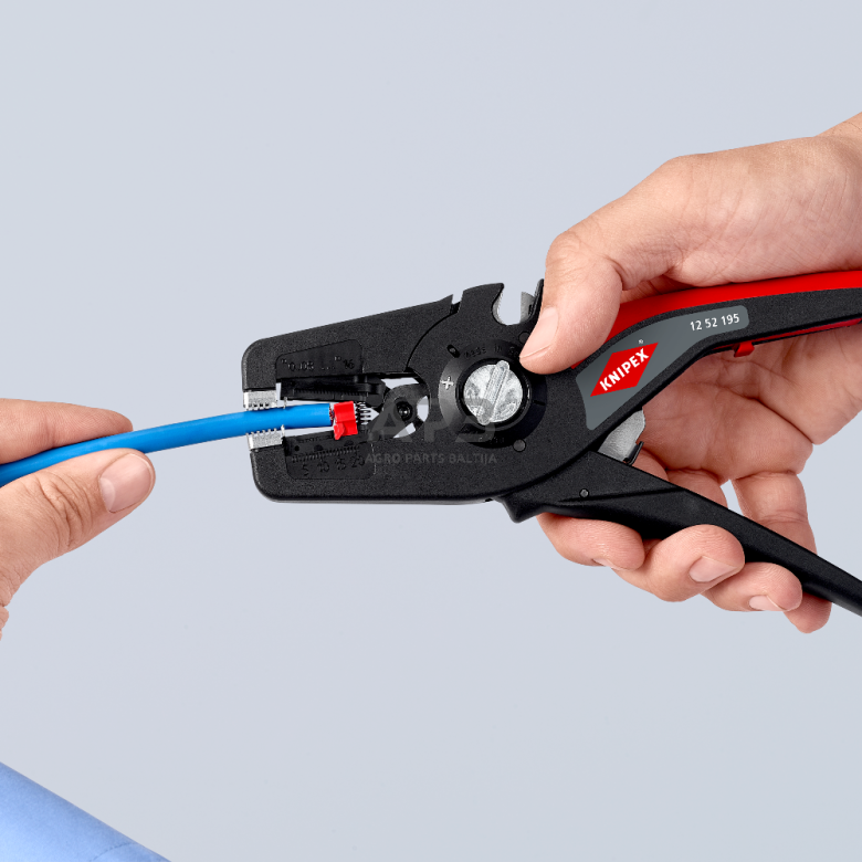 Replės laidų nuvalymui 195mm (0.08–16.0) KNIPEX PreciStrip16 8