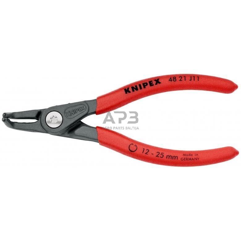 Replės vidiniams žiedams. Lenktos 130mm (Ø12-25mm) KNIPEX Replės vidiniams žiedams. Lenktos 130mm (Ø12-25mm) KNIPEX