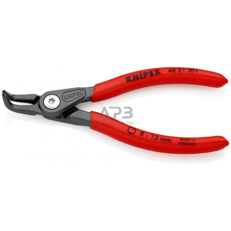 Replės vidiniams žiedams. Lenktos 130mm (Ø8-13mm) KNIPEX 2 Replės vidiniams žiedams. Lenktos 130mm (Ø8-13mm) KNIPEX 2