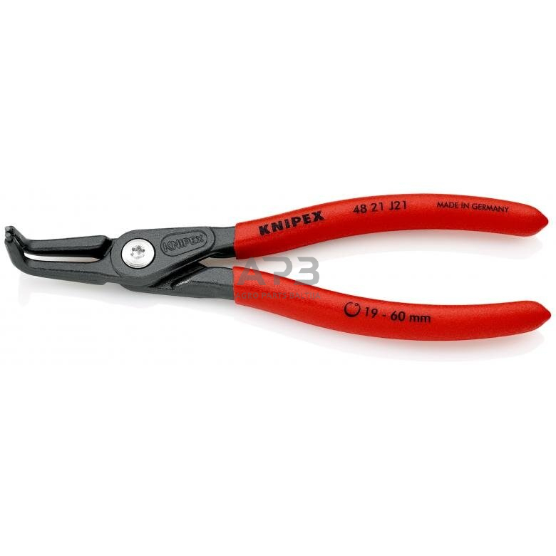 Replės vidiniams žiedams. Lenktos 165mm (Ø19-60mm) KNIPEX 2 Replės vidiniams žiedams. Lenktos 165mm (Ø19-60mm) KNIPEX 2