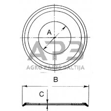 Riebokšlių komplektas ADR 9RNVI