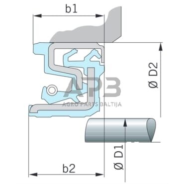 Riebokšlis (salnikas) CS8511013145 2 Riebokšlis (salnikas) CS8511013145 2