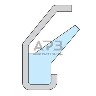 Riebokšlis (salnikas) Alphaseal RCL 25x42x4 AS25424RCLP001