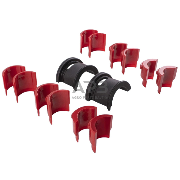 Riebokšlių montavimo įrankis motociklų amortizatoriams 35-50mm rinkinys 14vnt. 2 Riebokšlių montavimo įrankis motociklų amortizatoriams 35-50mm rinkinys 14vnt. 2