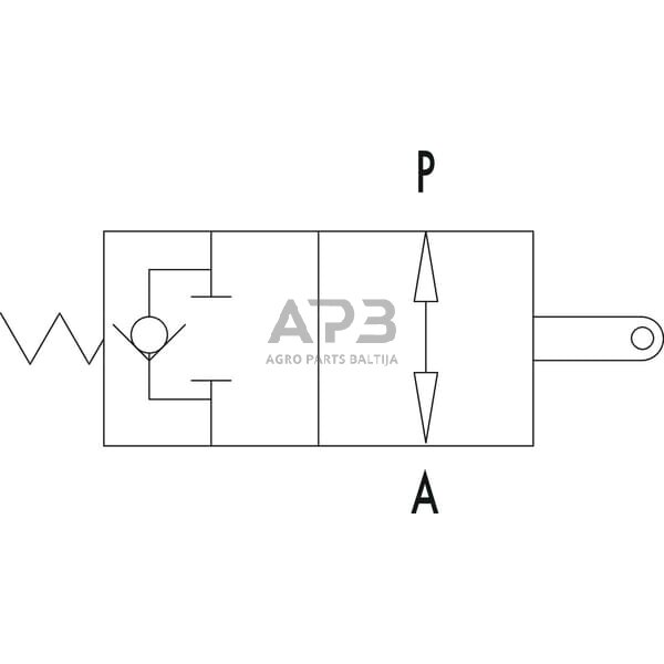 Ribinis vožtuvas V-FCR 1T G1/2", C056V0826 2