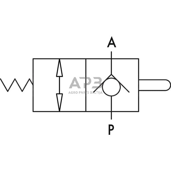 Ribinis vožtuvas VF-NC, G3/8" C056V0827 2 Ribinis vožtuvas VF-NC, G3/8" C056V0827 2