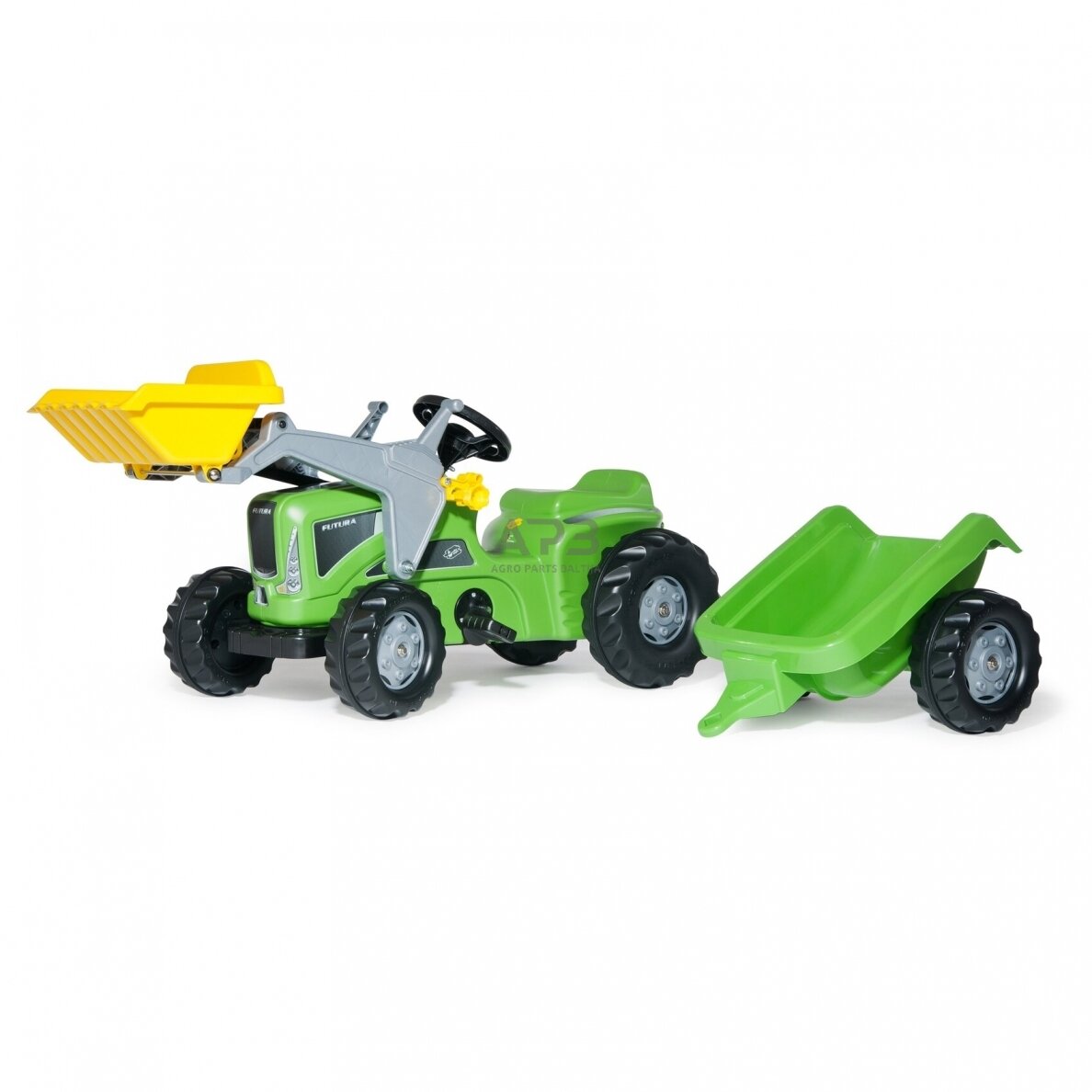 Rolly Toys trakstorius su pedalais ir priekaba, 630035