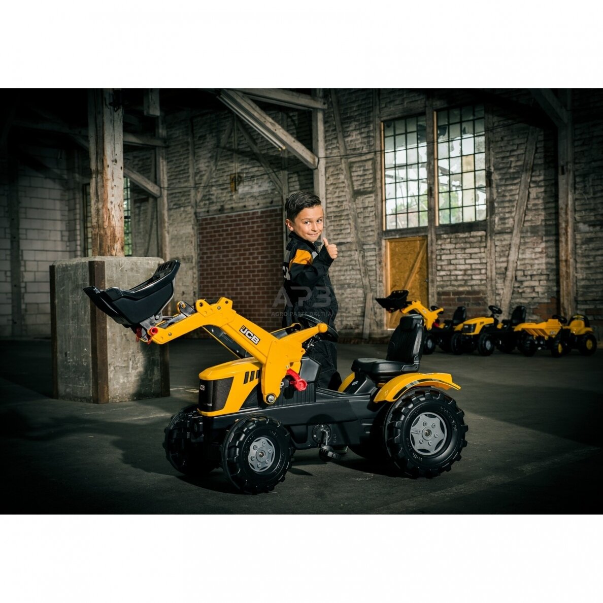 Rolly Toys minamas traktorius su priekiniu krautuvu, 611003 8