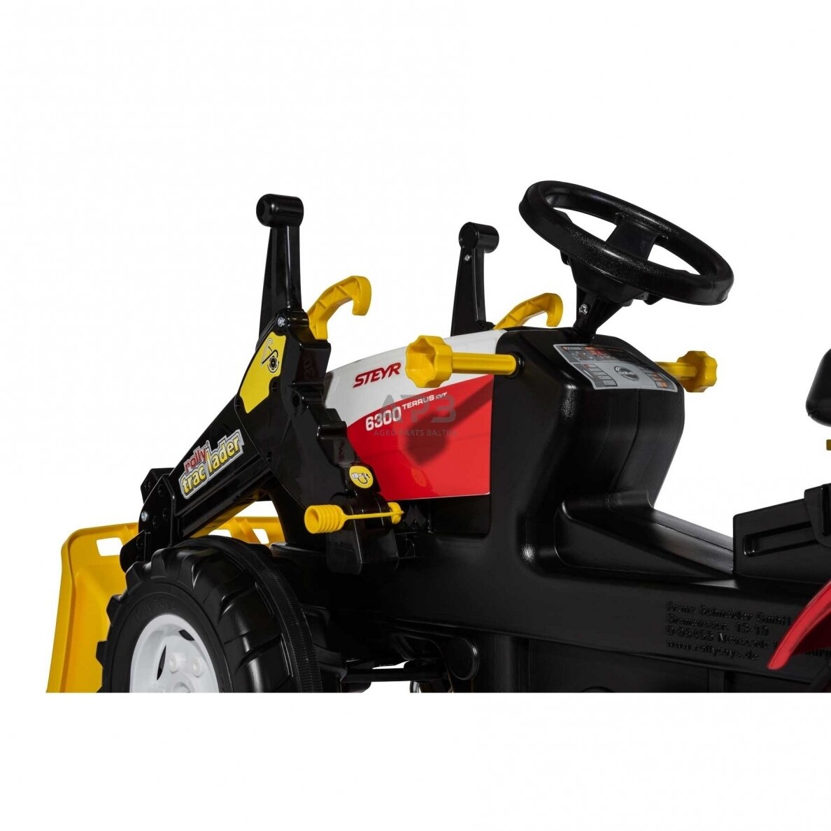 Rolly Toys trakturius su pedalais rollyFarmtrac Steyr 6300 Terrus CVT ir priekiniu krautuvu, 730001 5 Rolly Toys trakturius su pedalais rollyFarmtrac Steyr 6300 Terrus CVT ir priekiniu krautuvu, 730001 5
