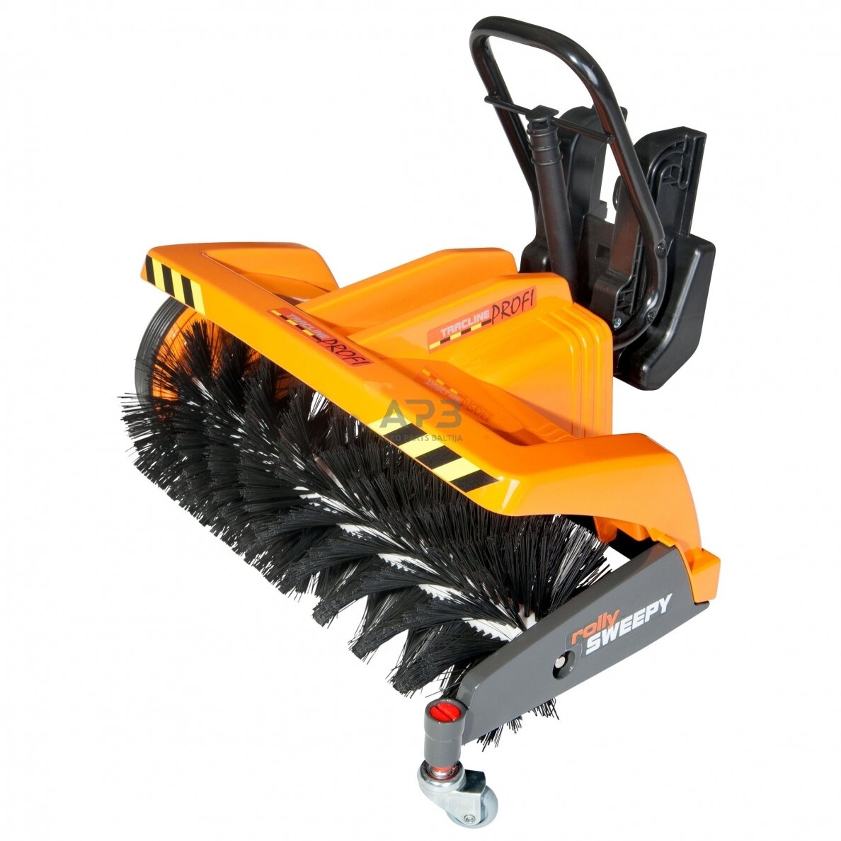 Rolly Toys prikabinama oranžinė šlavimo mašina, skirta minamiems traktoriams 409723 Rolly Toys prikabinama oranžinė šlavimo mašina, skirta minamiems traktoriams 409723