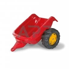 Rolly Toys Kid traktoriaus raudona priekaba, 121700