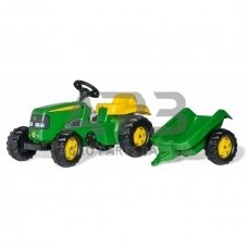 Rolly Toys traktorius John Deere su priekaba 012190