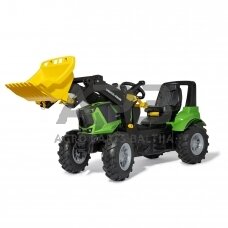 Rolly Toys minamas traktorius rollyFarmtrac Premium II Deutz, FL, LB su priekiniu krautuvu, 730094