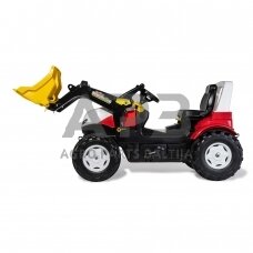 Rolly Toys trakturius su pedalais rollyFarmtrac Steyr 6300 Terrus CVT ir priekiniu krautuvu, 730001