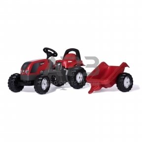 Rolly Toys traktorius su pedalais ir priekaba, 012527
