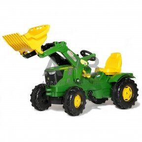 Rolly Toys traktorius su pedalais ir priekiniu krautuvu, 611096
