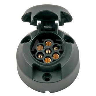 Rozetė priekabai 12V/N-7POL, plast. Rozetė priekabai 12V/N-7POL, plast.