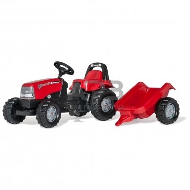 Rolly Toys traktorius su pedalais ir priekaba, 012411