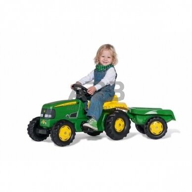 Rolly Toys traktorius John Deere su priekaba 012190 1