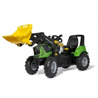 Rolly Toys minamas traktorius rollyFarmtrac Premium II Deutz, FL, LB su priekiniu krautuvu, 730094