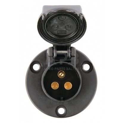 Rozetė, lizdas 3 kontaktų ERICH JAEGER 151076JAE 1 Rozetė, lizdas 3 kontaktų ERICH JAEGER 151076JAE 1